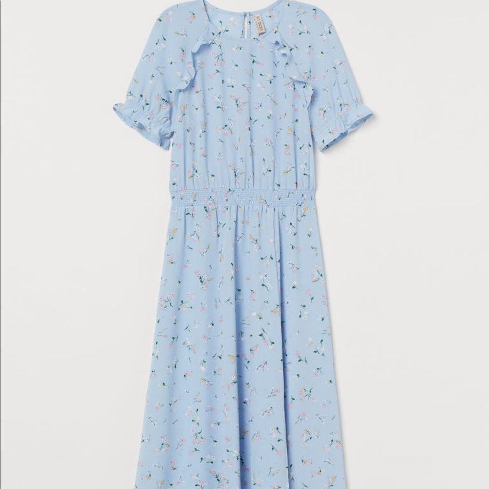 H&M Ruffle-Trimmed Dress